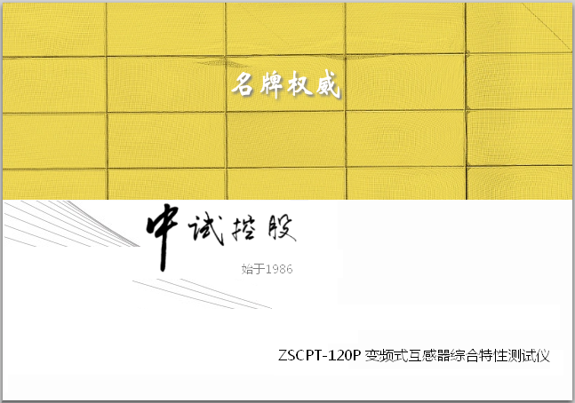 互感器分析仪（变频式）AG九游会官网 九游会国际(图1)